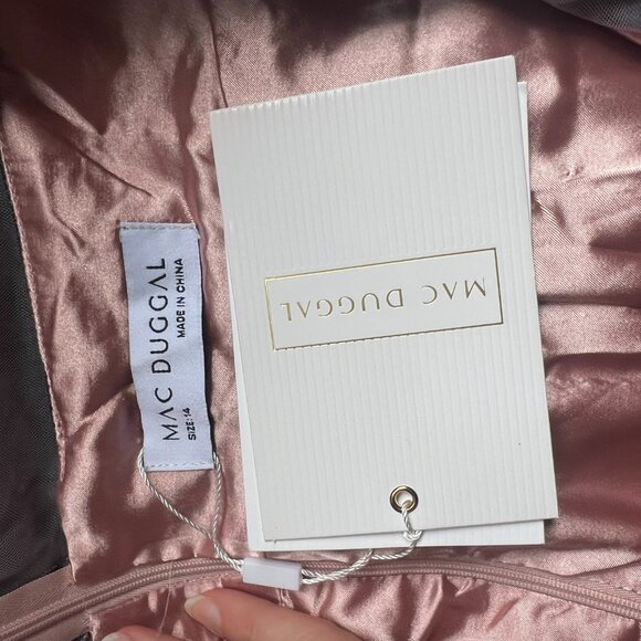 Mac Duggal Ombré Tulle Midi Length Gown – Size 14 NWT - Picture 6 of 7